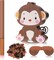 Monkey Pinata Birthday Party Decorations Farm Animal Themed Birthday Party Supplies with Blindfold Stick and Confetti for Girls Boys Kids
